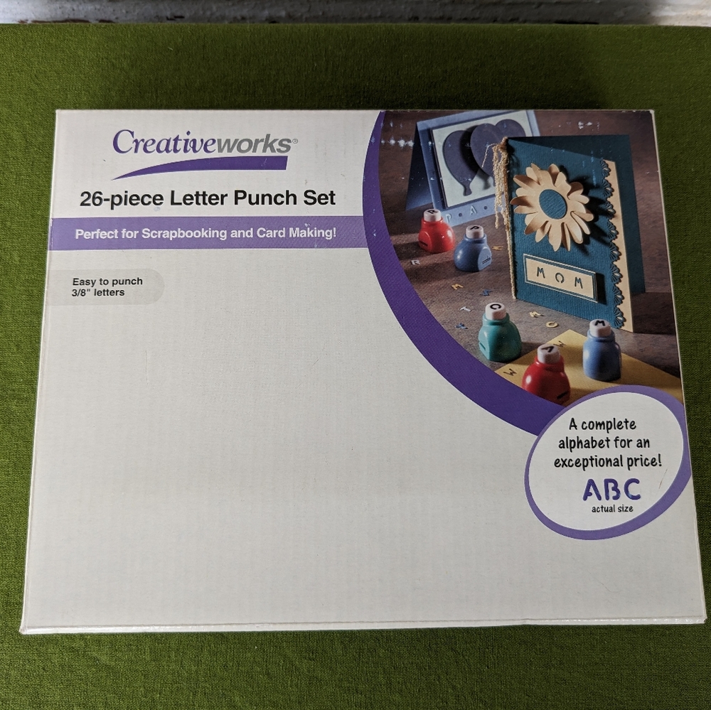 Alphabet Paper Punch Set